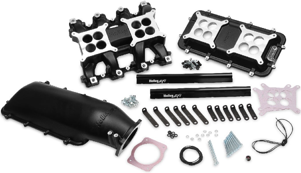 INTAKE MANIFOLD KIT,LS3/L92,MID-RISE,92MM,BLACK