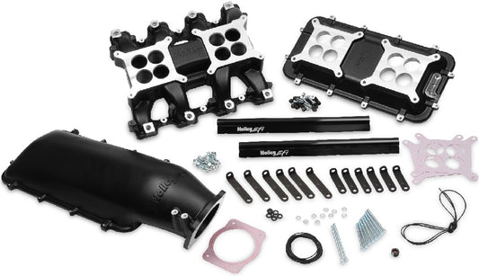 INTAKE MANIFOLD KIT,LS3/L92,MID-RISE,92MM,BLACK