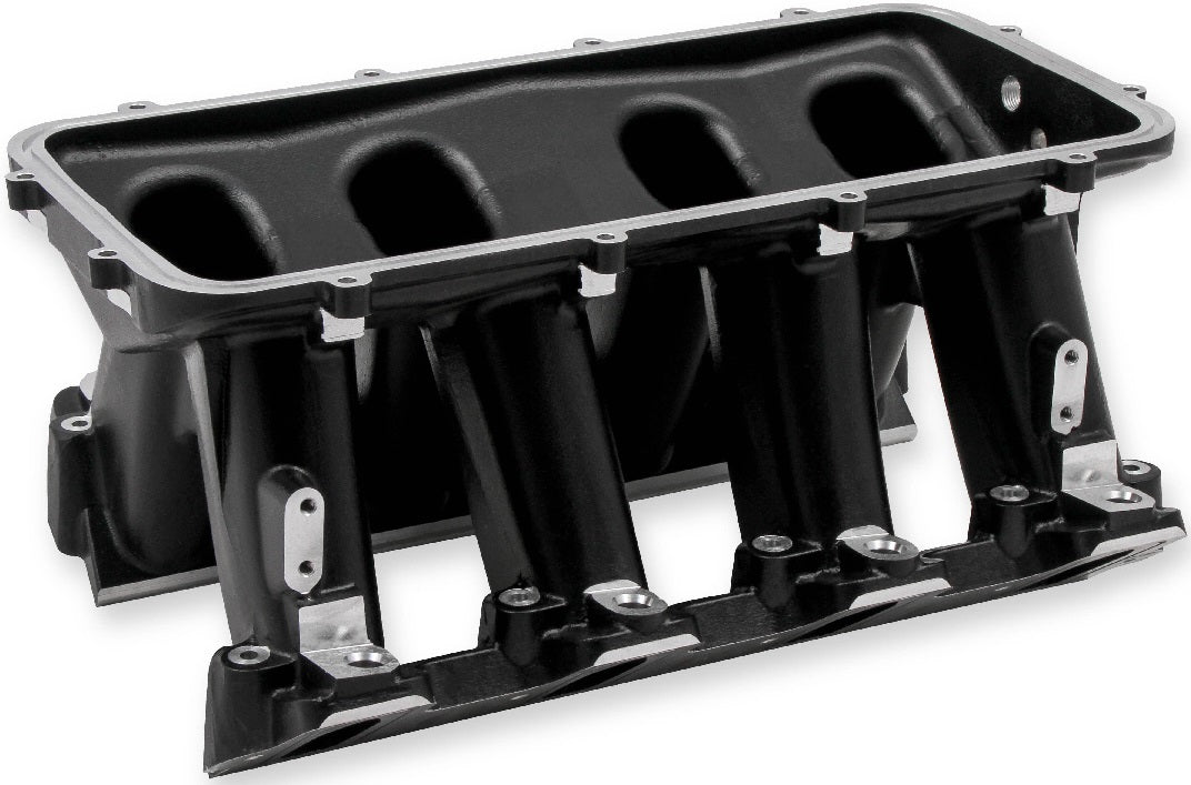 HI-RAM LOWER MANIFOLD,EFI BASE,RAILS,GM LS1,LS2,LS6,BLACK