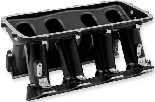 HI-RAM LOWER MANIFOLD,EFI BASE,RAILS,GM LS1,LS2,LS6,BLACK