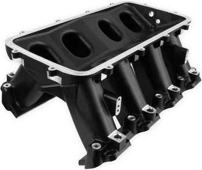 HI-RAM LOWER MANIFOLD,EFI BASE,RAILS,GM LS7,BLACK