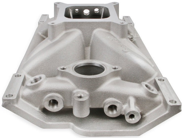 INTAKE MANIFOLD,SBC,96-02 L31 VORTEC,SINGLE-PLANE,4150,SATIN
