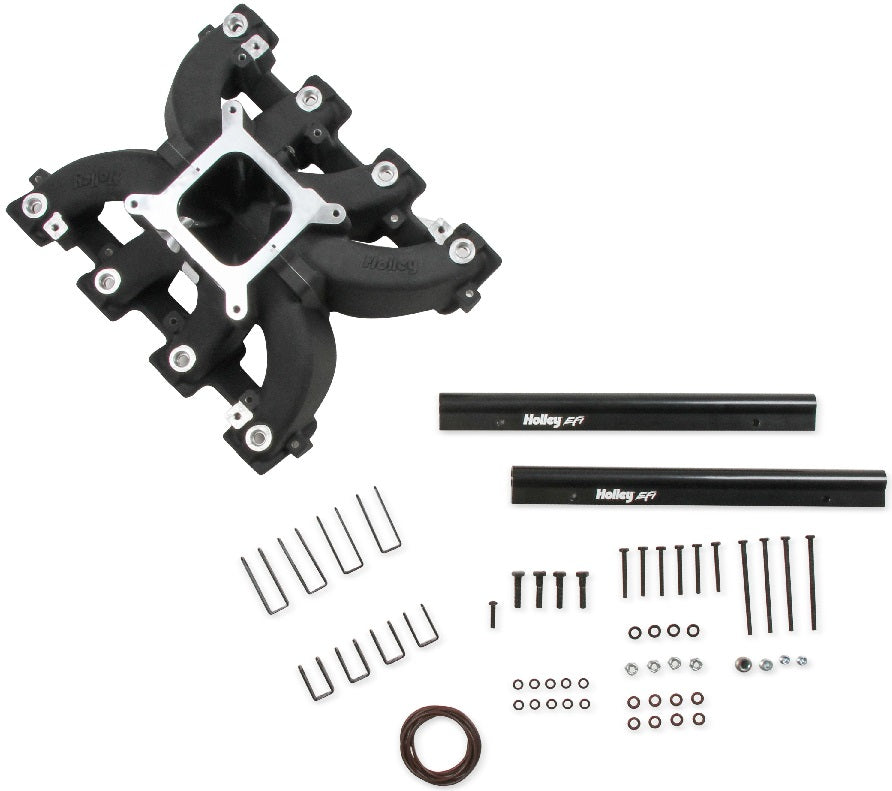 INTAKE MANIFOLD,LS3/L92,SINGLE-PLANE,4150,SPLIT,FR,BLACK
