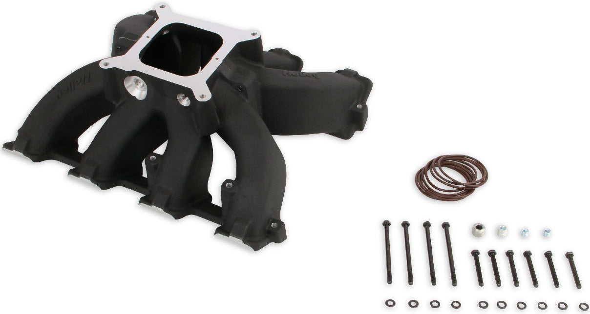 INTAKE MANIFOLD,LS3/L92,SINGLE-PLANE,4150,SPLIT,BLACK