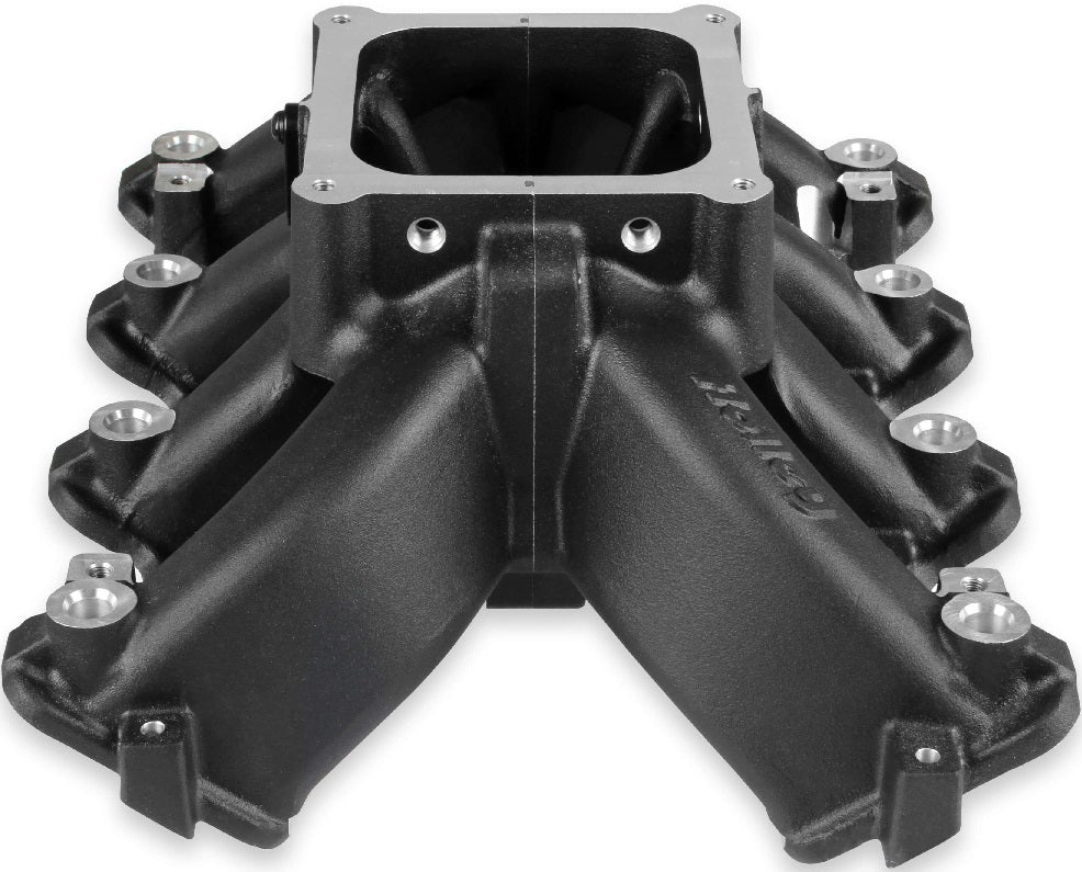 INTAKE MANIFOLD,LS1/2/6,SINGLE-PLANE,4500,SPLIT,W/FUEL RAILS,BLACK