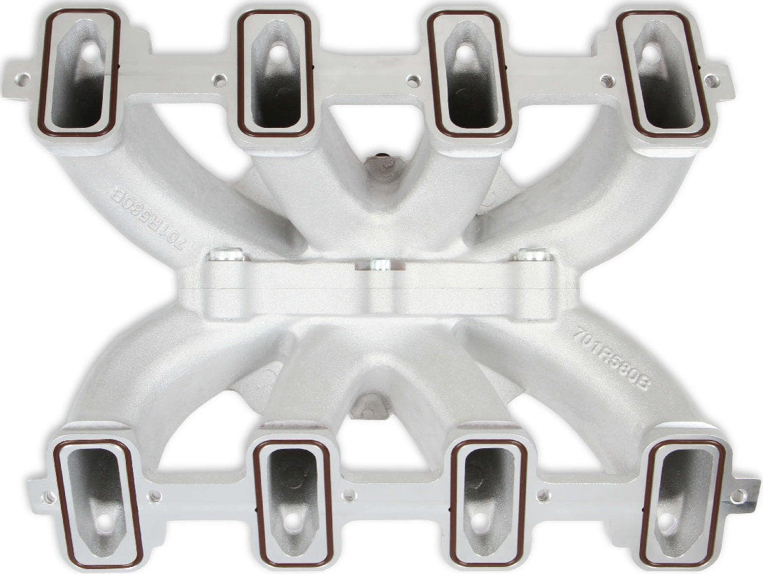 INTAKE MANIFOLD,LS1/2/6,SINGLE-PLANE,4500,SPLIT,W/FUEL RAILS,SATIN