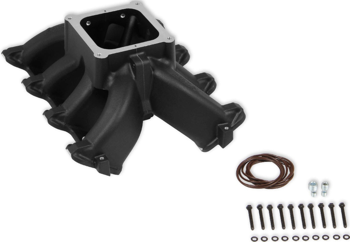 INTAKE MANIFOLD,LS1/2/6,SINGLE-PLANE,4500,SPLIT,BLACK