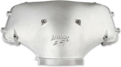 LID,CAST HI RAM SIDE ENTRY,SILVER,FORD 302-351W WITH GM 105MM THROTTLE