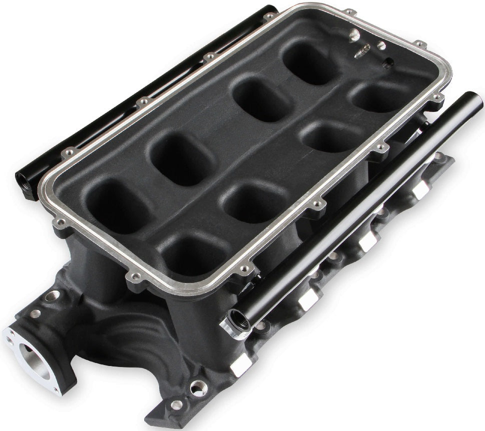 INTAKE MANIFOLD KIT,302W,HI-RAM,95MM,SIDE MOUNT,BLACK