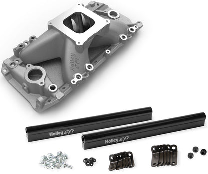 INTAKE MANIFOLD,BBC,OVAL,SINGLE-PLANE,4150,FR,SATIN