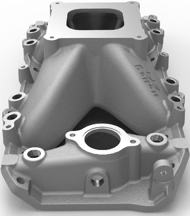 INTAKE MANIFOLD,BBC,OVAL,SINGLE-PLANE,4150,FR,SATIN