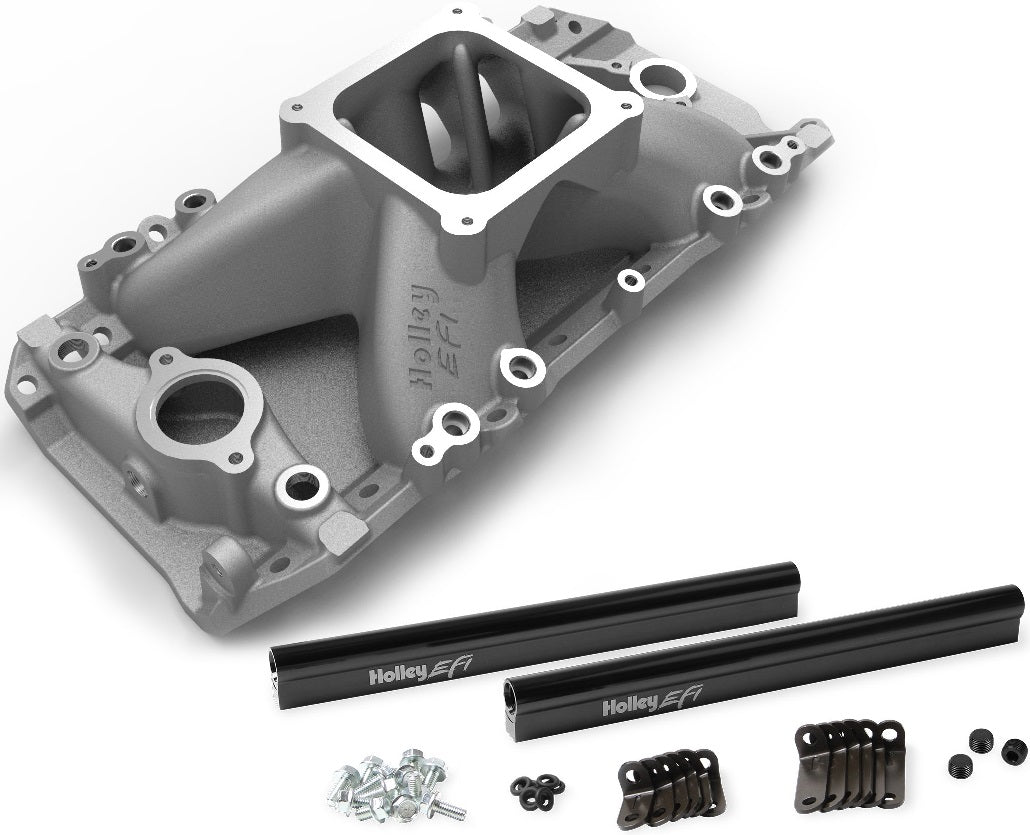 INTAKE MANIFOLD,BBC,OVAL,SINGLE-PLANE,4500,FR,SATIN