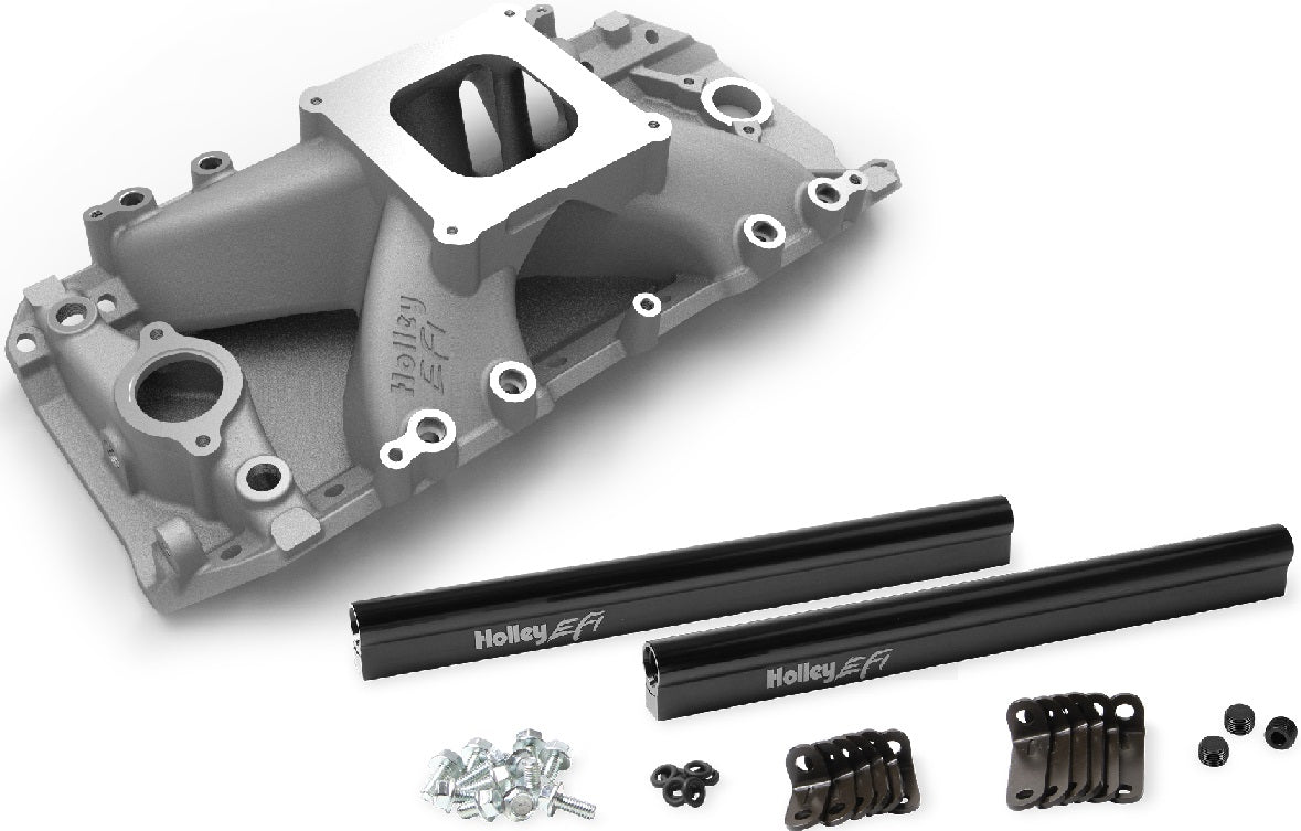 INTAKE MANIFOLD,BBC,RECTANGLE,SINGLE-PLANE,4150,FR,SATIN