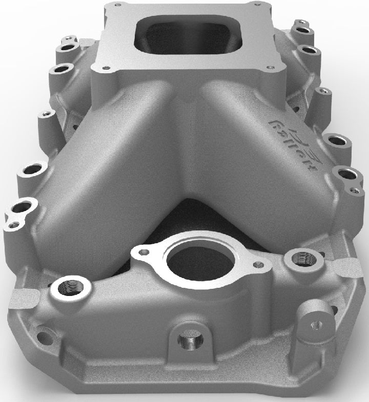 INTAKE MANIFOLD,BBC,RECTANGLE,SINGLE-PLANE,4150,FR,SATIN