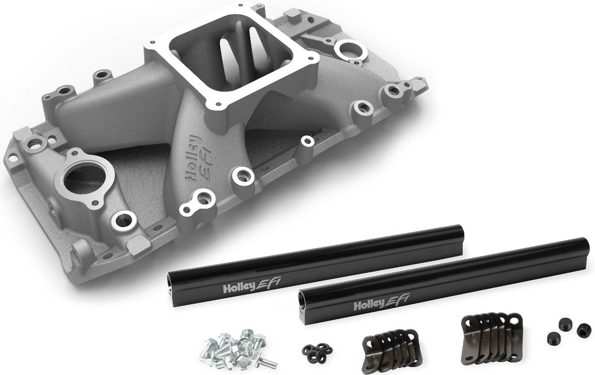 INTAKE MANIFOLD,BBC,RECTANGLE,SINGLE-PLANE,4500,FR,SATIN