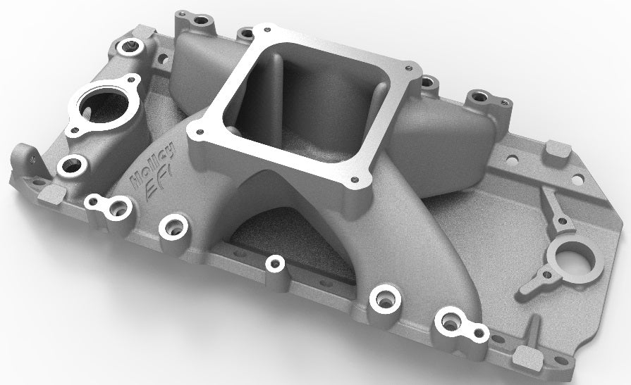 INTAKE MANIFOLD,BBC,RECTANGLE,SINGLE-PLANE,4500,FR,SATIN