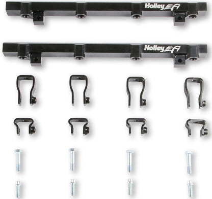 MANIFOLD BASE & RAILS,LS1/2/6,TF,BLACK