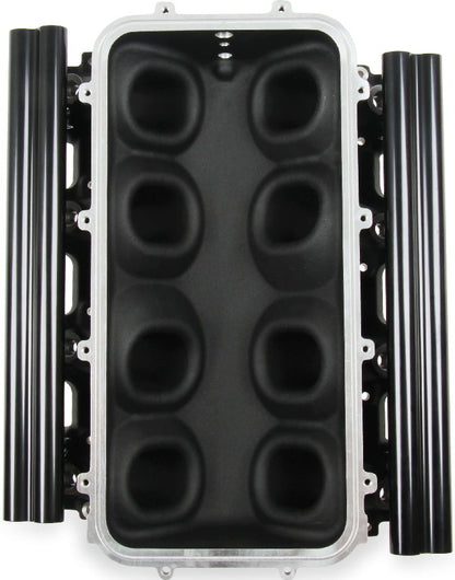 MANIFOLD BASE & RAILS,LS1/2/6,TF,DUAL FUEL INJECTOR,BLACK