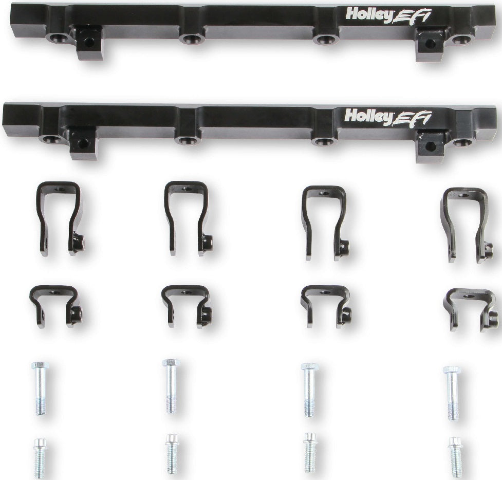 MANIFOLD BASE & RAILS,LS1/2/6,FF,BLACK