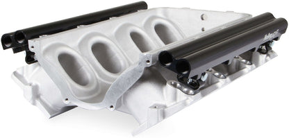 MANIFOLD BASE & RAILS,LS1/2/6,FF,DUAL FUEL INJECTOR,SATIN