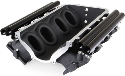 MANIFOLD BASE & RAILS,LS1/2/6,FF,DUAL FUEL INJECTOR,BLACK