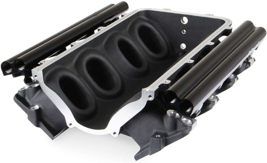 MANIFOLD BASE & RAILS,LS1/2/6,FF,DUAL FUEL INJECTOR,BLACK