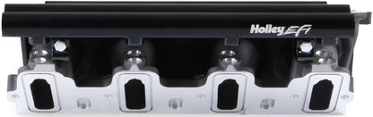 MANIFOLD BASE & RAILS,LS1/2/6,FF,DUAL FUEL INJECTOR,BLACK