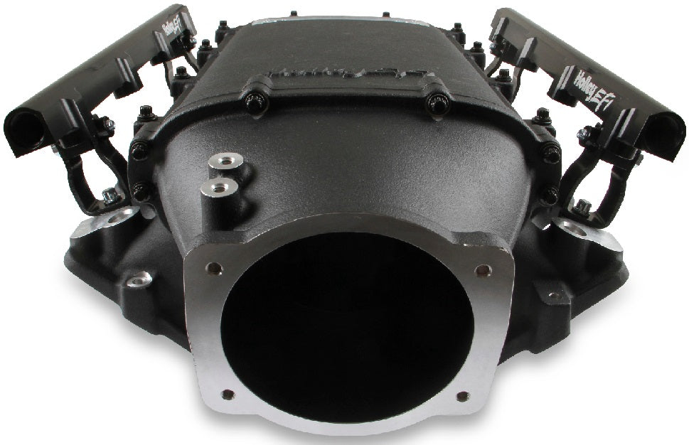 INTAKE MANIFOLD KIT,LS1/2/6,LO-RAM,BURST FLANGE,BLACK