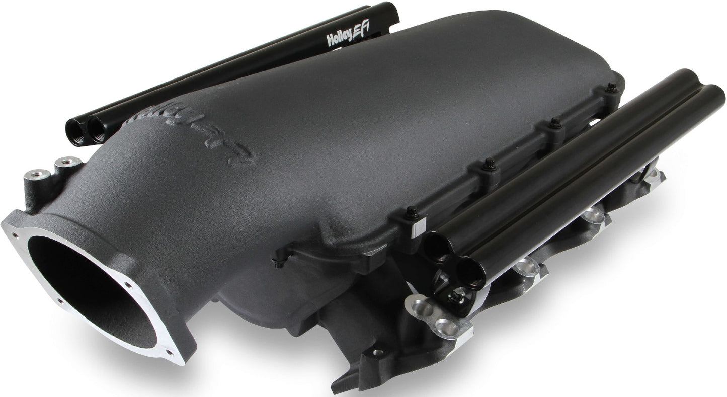 INTAKE MANIFOLD KIT,LS1/2/6,DUAL INJ, LO-RAM,BLACK