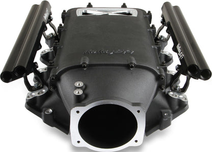 INTAKE MANIFOLD KIT,LS1/2/6,DUAL INJ, LO-RAM,BURST FLANGE,BLACK