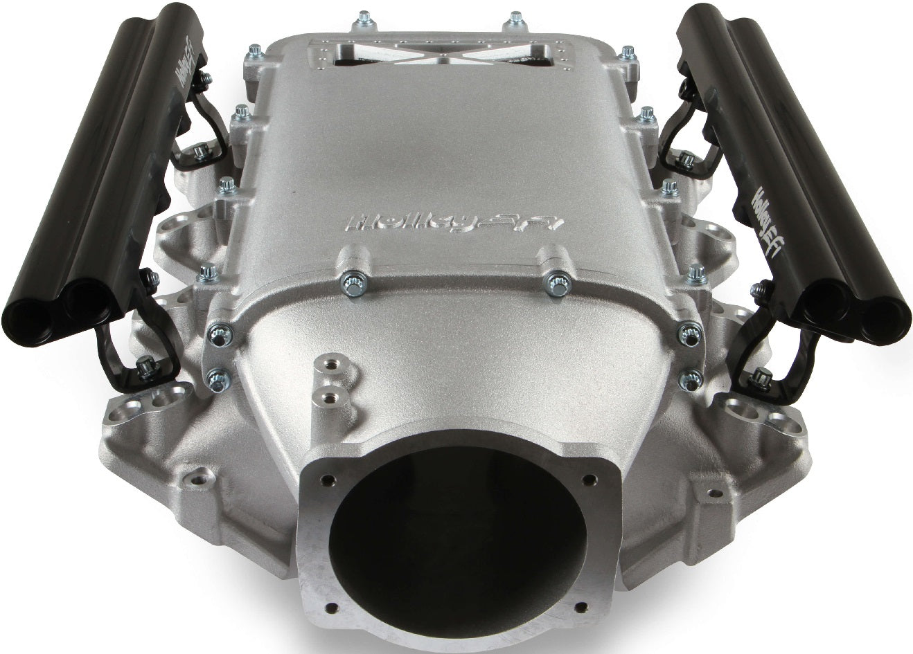 INTAKE MANIFOLD KIT,LS1/2/6,DUAL INJ, LO-RAM,BURST FLANGE,SATIN