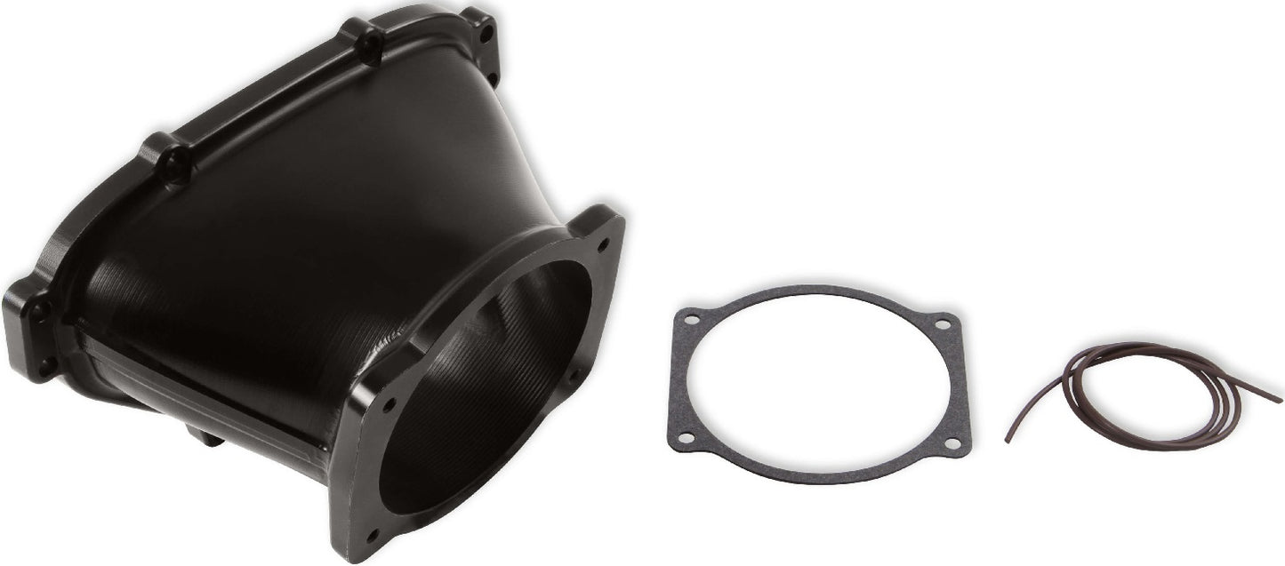 LO-RAM 105MM THROTTLE BODY ADAPTER,BLACK