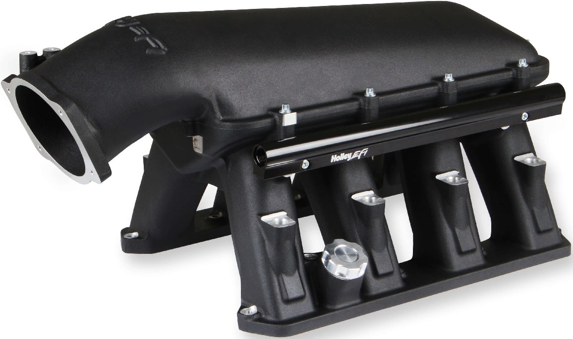EFI HEMI HI-RAM MANIFOLD,95MM THROTTLE BODY,BLACK
