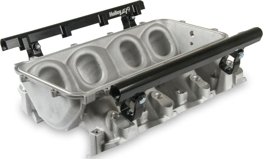 MANIFOLD BASE,RAILS,LS3,LO-RAM,TOP,SINGLE,SATIN