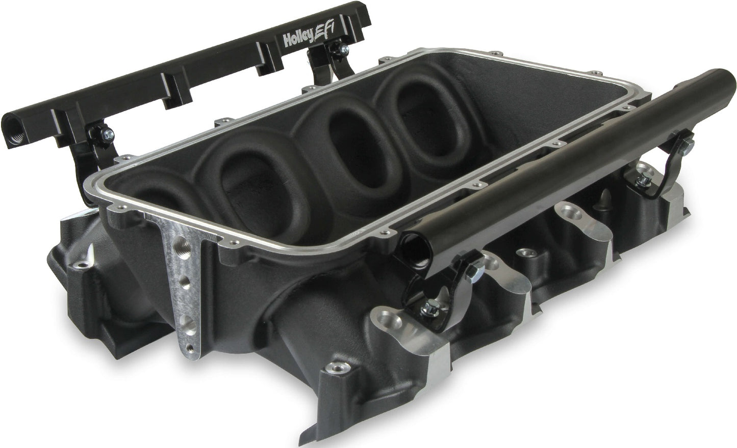 MANIFOLD BASE,RAILS,LS3,LO-RAM,TOP,SINGLE,BLACK