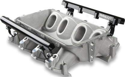 MANIFOLD BASE,RAILS,LS3,LO-RAM,TOP,SINGLE,SATIN