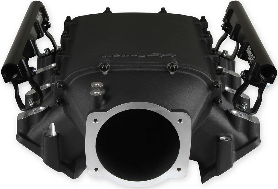 INTAKE MANIFOLD KIT,LS3,LO-RAM,FRONT FEED,BLACK