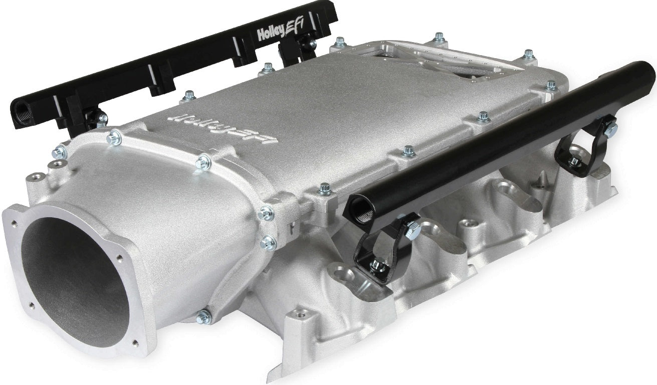 MANIFOLD KIT,LS3,LO-RAM,SINGLE,BURST FLANGE,SATIN