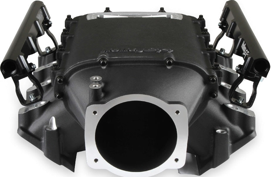 MANIFOLD KIT,LS3,LO-RAM,SINGLE,BURST FLANGE,BLACK