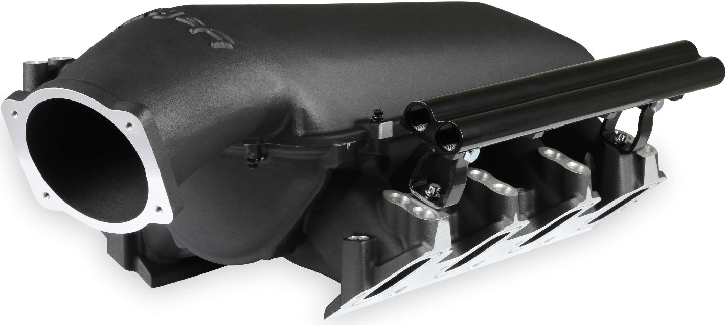 INTAKE MANIFOLD KIT,LS3,LO-RAM,DUAL,TOP FEED,BLACK