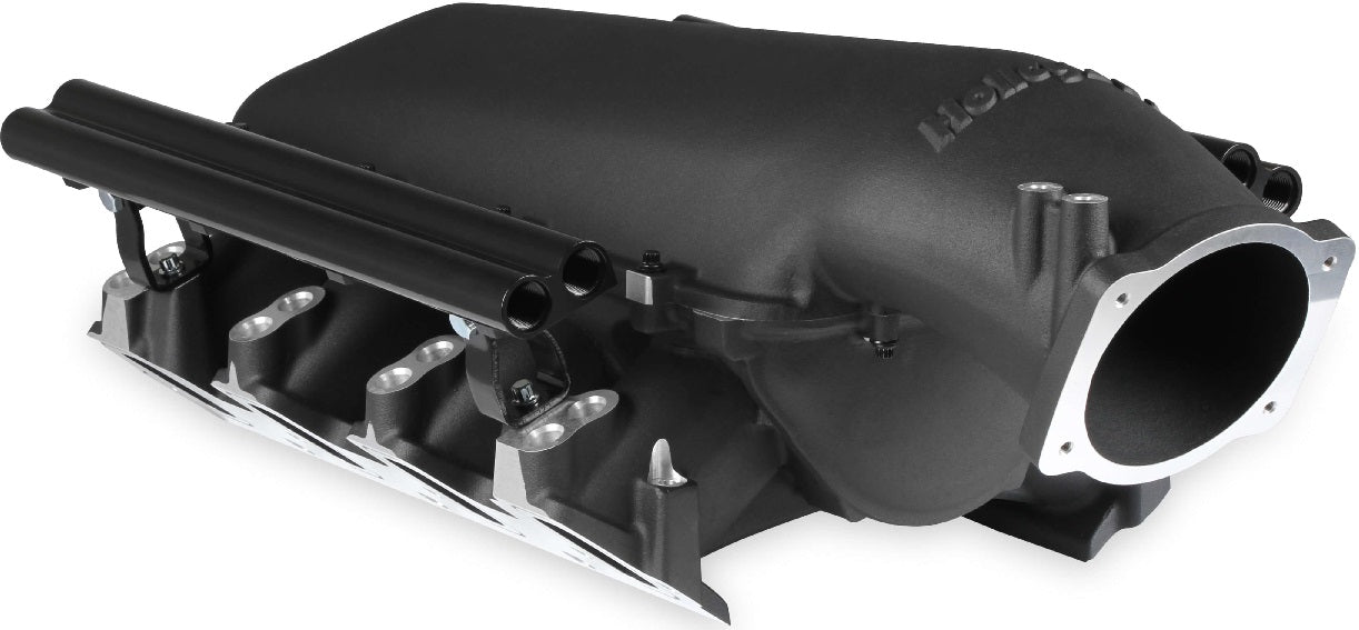 INTAKE MANIFOLD KIT,LS3,LO-RAM,DUAL,TOP FEED,BLACK