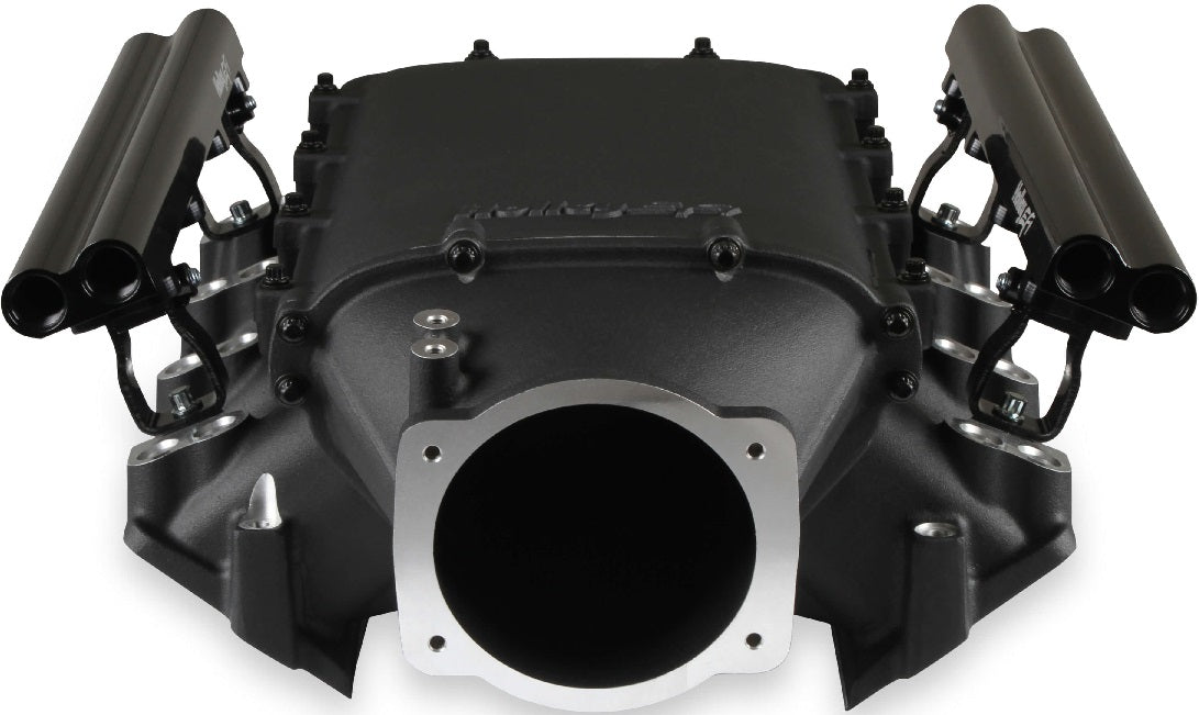 MANIFOLD KIT,LS3,LO-RAM,DUAL,BURST FLANGE,BLACK