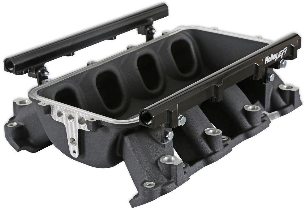 MANIFOLD BASE & RAILS,LO-RAM,GEN V LT,PORT INJ,TF,BLACK