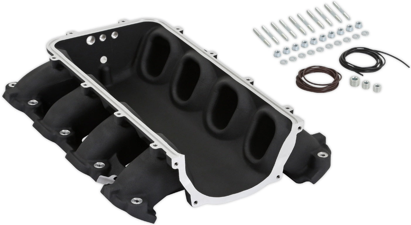 MANIFOLD BASE,ULTRA LO-RAM,GEN V LT,OE INJECTION,FF,BLACK