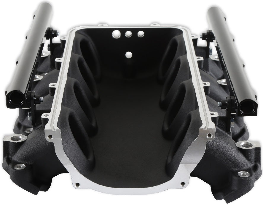 MANIFOLD BASE & RAILS,ULTRA LO-RAM,GEN V LT,PORT INJ,FF,BLACK