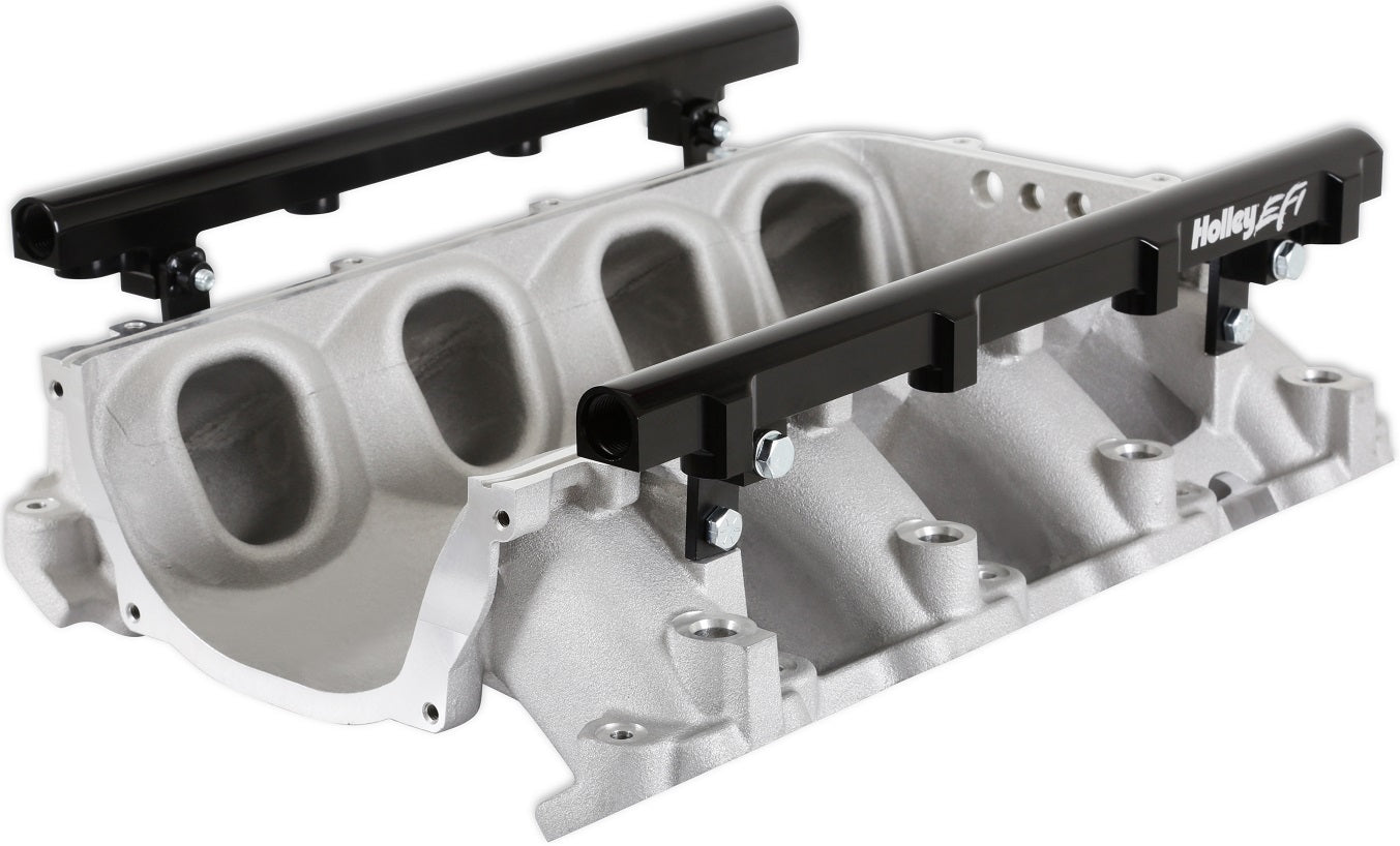 MANIFOLD BASE & RAILS,ULTRA LO-RAM,GEN V LT,PORT INJ,FF,SATIN