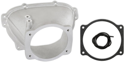 THROTTLE BODY ADAPTER,ULTRA LO-RAM,105MM,FF,SATIN