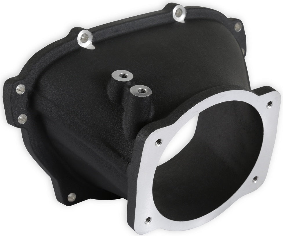 THROTTLE BODY ADAPTER,ULTRA LO-RAM,105MM,FF,BLACK
