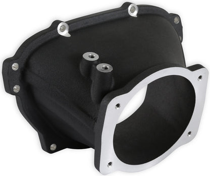 THROTTLE BODY ADAPTER,ULTRA LO-RAM,105MM,FF,BLACK