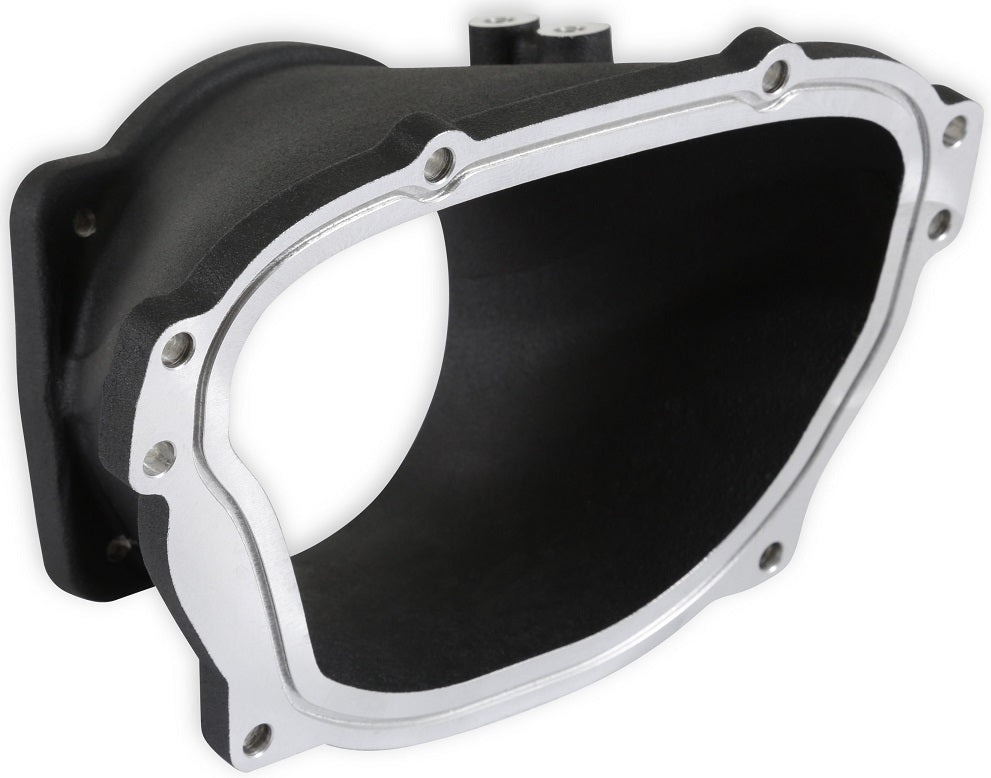 THROTTLE BODY ADAPTER,ULTRA LO-RAM,105MM,FF,BLACK
